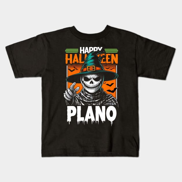 Plano Halloween Kids T-Shirt by Americansports